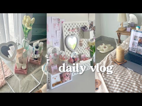 Introvert vlog☁️ life as a homebody, studying, cozy morning routine, days at home, etc.