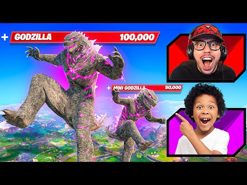 I Played With *MINI GODZILLA*