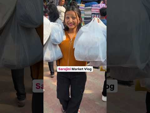 Sarojini Market Shopping Vlog 🛍️ #shorts #delhi #sarojinimarket