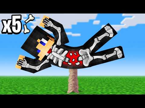 Minecraft but I Break Every Bone...