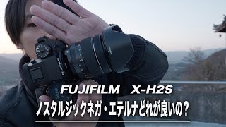 【FUJIFILM】 フィルムシュミレーションの比較 x-h2 x-h2s ノスタルジックネガやエテルナなど