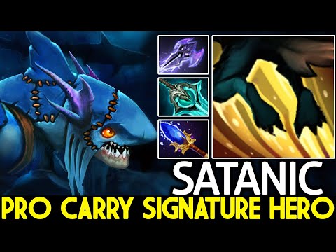 SATANIC [Slark] Top Pro Carry Signature Hero Aggressive Gank Dota 2