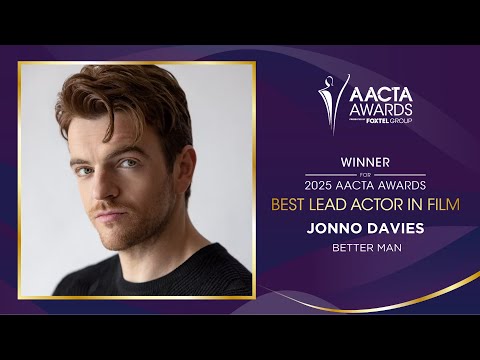 Jonno Davies (Better Man) Wins the AACTA Award for Best Lead Actor in a Film