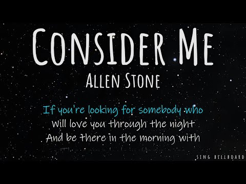 Allen Stone - Consider Me (Realtime Lyrics)