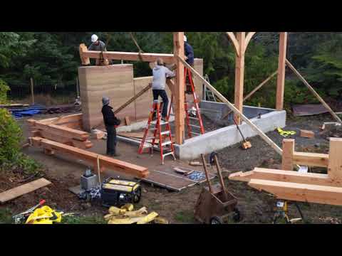 Timber frame timelapse