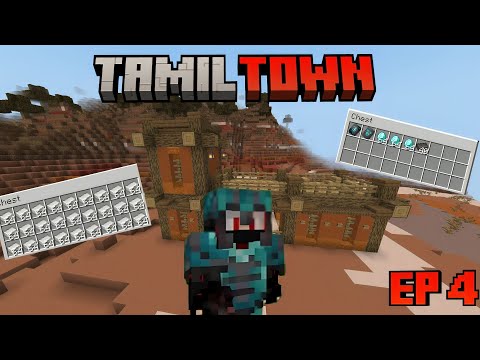 i upgrade my armor to max armor || Tamil Town SMP || Episode 4 || #nktamilan