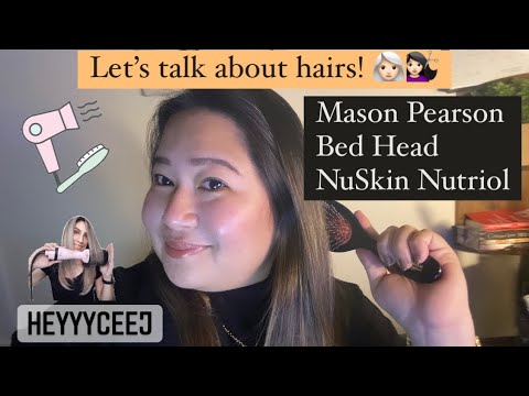 How I'm trying to grow my hair long and healthy - Mason Pearson Handy Brush + Nu Skin + Bead Head