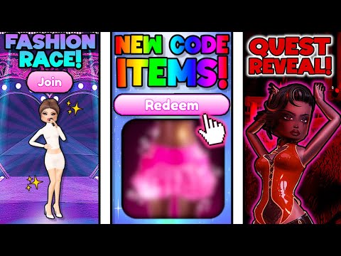 NEW CODE ITEM REVEAL, VALENTINE'S UPDATE TODAY! QUEST LOCATIONS + MORE! | Dress To Impress (Roblox)