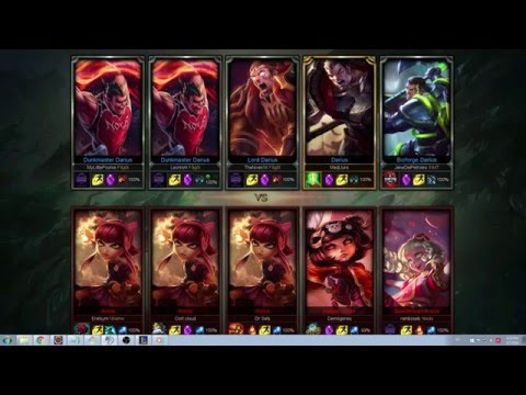 5 Darius vs 5 Annie - One For All