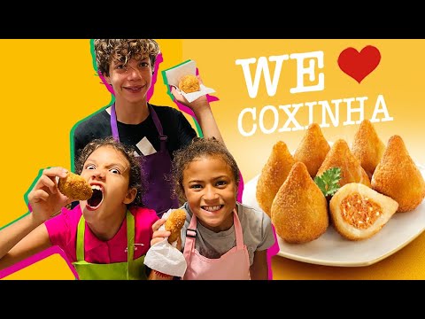 American Kids Make Brazilian Fried Chicken Balls (coxinhas)