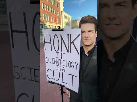 Protesting with Tom Cruise￼