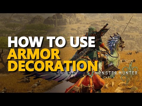 How to use Armor Decoration Monster Hunter Wilds