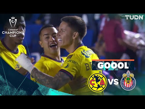 ¡GOLAAZO! Brian empata el global | América 1-0 Chivas | CONCACAF Champions Cup 2025 | TUDN