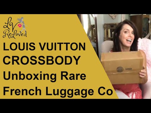 Louis Vuitton Unboxing Rare French Luggage Co Crossbody Bag