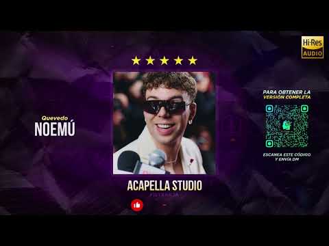 NOEMÚ - Quevedo 🎙️ ACAPELLA STUDIO (Filtrar IA)