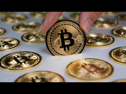 The process of mass producing Bitcoin. Metal badge custom manufacturing factory in Korea