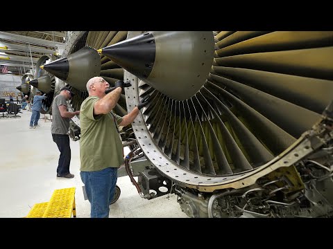 How They Rebuild US Air Force's Biggest Jet Engines