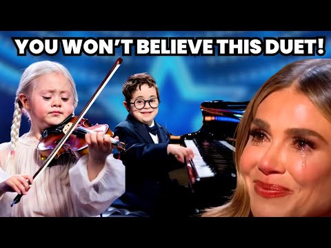 10-Year-Old Down Syndrome Twins Play an UNBELIEVABLE Duet (ai generated)