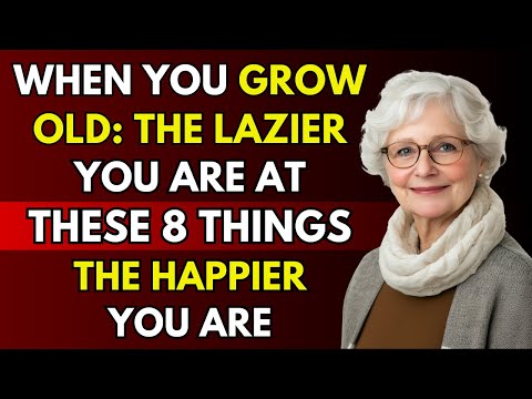 When You Grow Old The Lazier You Are At These 8 Things, The Happier You Are... | Life Advice