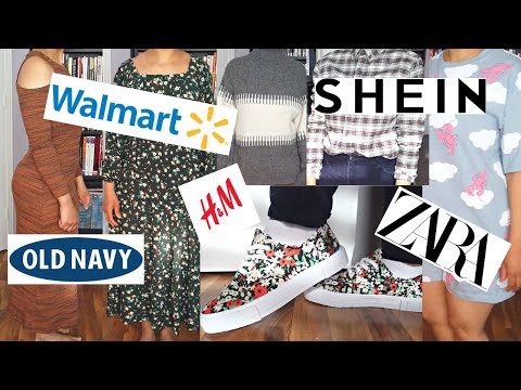 WHAT'S NEW IN MY WARDROBE TRY ON | ZARA, WALMART, OLD NAVY,  H&M, SHEIN🥰