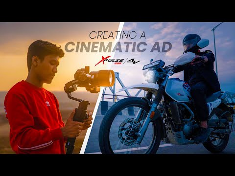 How to film an EPIC Cinematic Ad Video  |  Hero Xpulse 200 4V