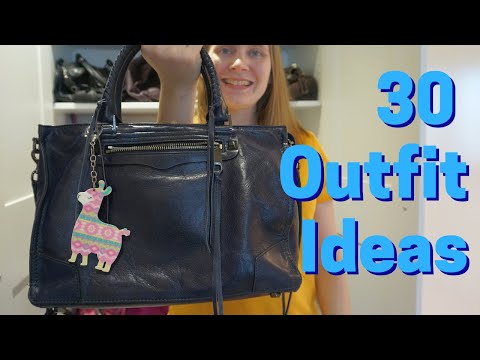 Ways To Wear: Navy Rebecca Minkoff Regan Bag ~ #30wears Challenge