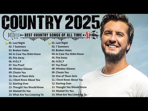 Country Music 2025 - Luke Bryan, Tim McGraw, Luke Combs, Chris Stapleton, Morgan Wallen, Kane Brown