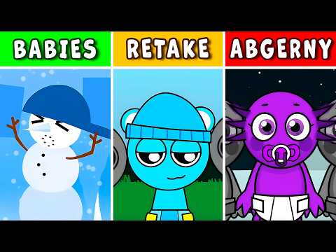 Incredibox Babies: Cool As Ice VS Sprunki Retake Vs Abgerny But Babies