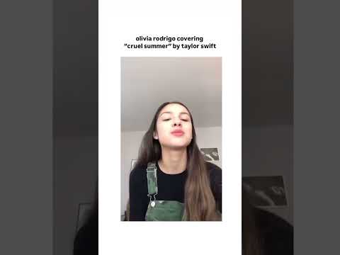 Olivia Rodrigo cruel summer #taylorswift #oliviarodrigo #cruelsummertaylorswift #erastour #shorts