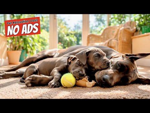 8 HOURS Soothing Dog Sleep Music - Restful Dreams | Pet Relaxation Oasis