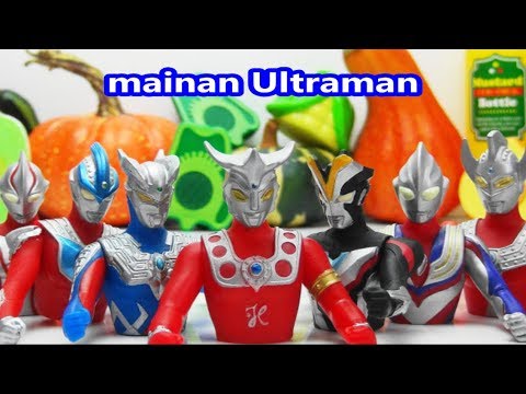 Ultraman Born of vegetables mainan Ginga Zero Tiga Taro Victory Leo Seven Mebius