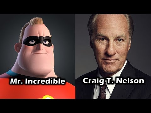 Characters and Voice Actors - The Incredibles (Updated)