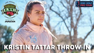 Kristin Tattar 200 FT Throw In | Las Vegas Challenge