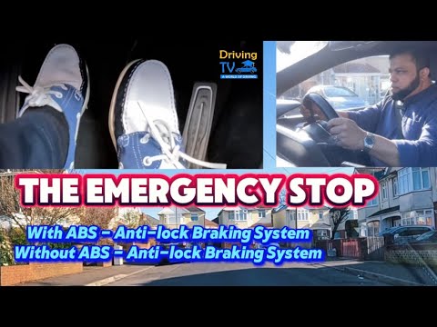 The Emergency Stop How To With ABS And Without ABS!