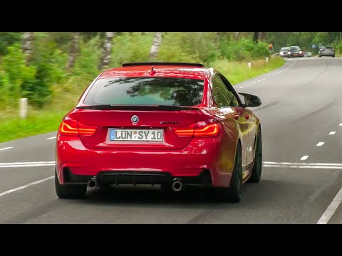 BMW 440i B58 with Decat Exhaust - BURNOUTS And LOUD Accelerations!