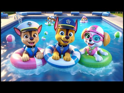 CHASE's SUMMER VACATION! With Twins Brother🎁 | Funny Story | Paw Patrol Ultimate Rescue | Rainbow 3