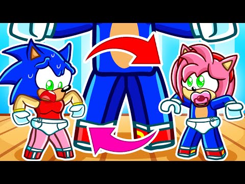 Baby Sonic SWAPS BODIES In Roblox!