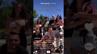 Nouveau TikTok de Ydrissia, Lideal, Ange, Saphir, Inzkitchen et Kamy