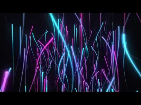 Glowing Neon Lines Motion Graphic Background FREE Looping Screensaver Animation HD