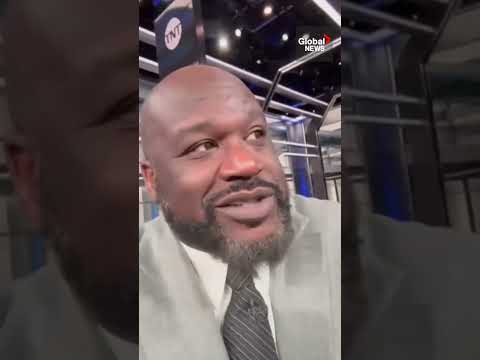 Shaq wishes UBC basketball team luck from the set of “Inside the NBA”