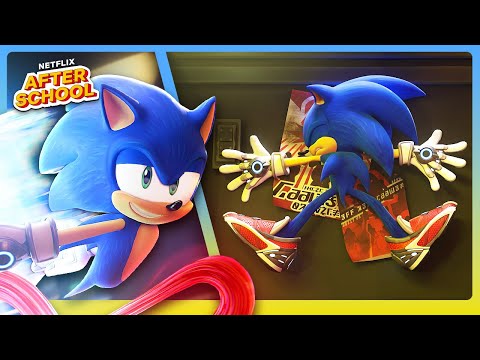 Sonic Being Sonic for 8 MINUTES 🤣🌀 Sonic Prime | Netflix After School