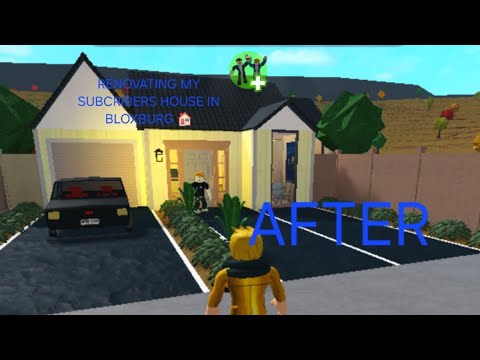 RENOVATING ONE OF MY SUBCRIBERS HOUSE IN 🏠 BLOXBURG 🏠