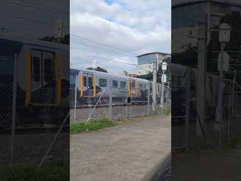 Kiwi Rail locomotives 7295 & 7077 hauling Te Huia train #kuyabogpilotzn #train #kiwirail #deisel