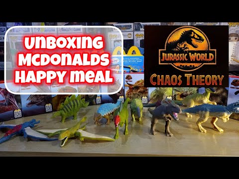 Unboxing Jurassic World Chaos Theory from McDonalds Happy Meal. #toytherapy