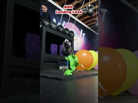 Falling Kettle Ball vs Balloons asmr