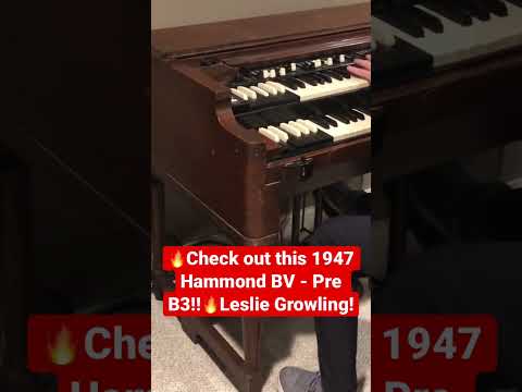 1947 Hammond Organ with Leslie amplification! Oye como va - I’m a man, Chicago #shorts