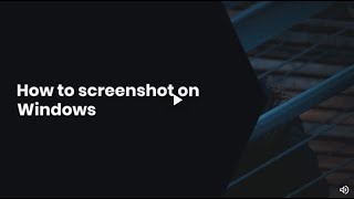 How To Take A Screenshot On Windows | Windows  10 Screenshot New Video