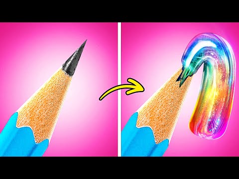 RICH VS POOR ART CHALLENGE 😻 Who Draws it Better? Mixing Colors & School Hacks by YayTime! FUN