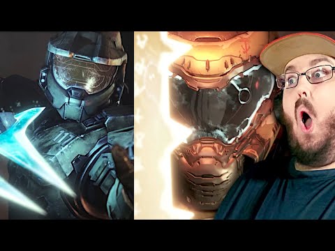 Master Chief VS Doom Slayer (Halo VS Doom) Animation REACTION!!!