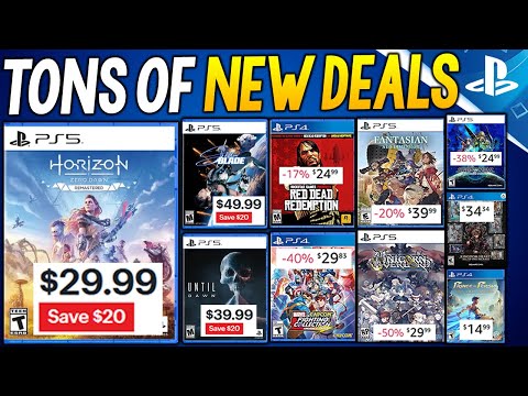 TONS of NEW PlayStation Game DEALS - Awesome PS5/PS4 Games CHEAPER